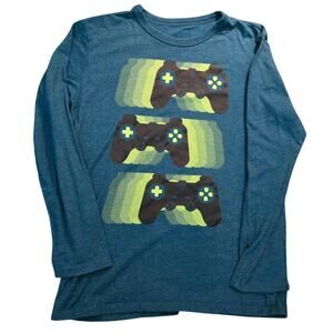 The Children's Place Size 10-12 Game Controller Long Sleeve Unisex T-shirt